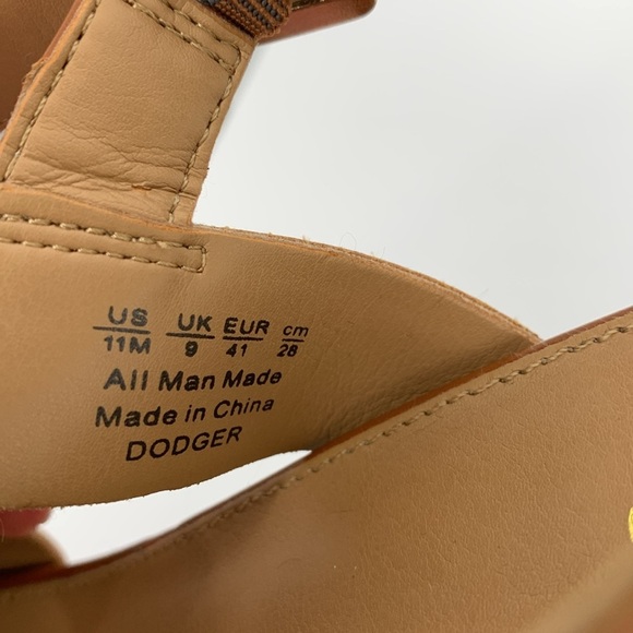 Franco Sarto Dodger wedge sandal shoe strappy brown caramel heel strap 11 - Picture 7 of 7